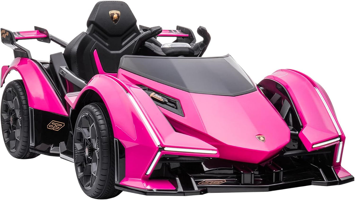 Orange 12V Battery Powered Ride On Toy Car with Parent Remote Control M3130