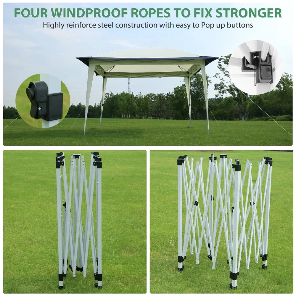 12 x 12 Ft Pop Up Canopy Tent with Carry Bag H6679