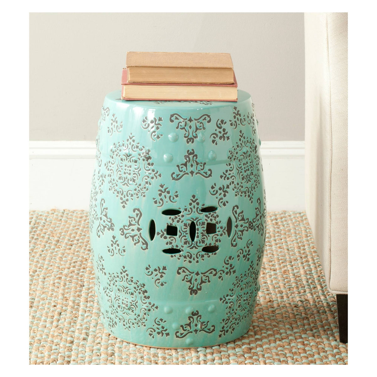 Blue Garden Stool K747581