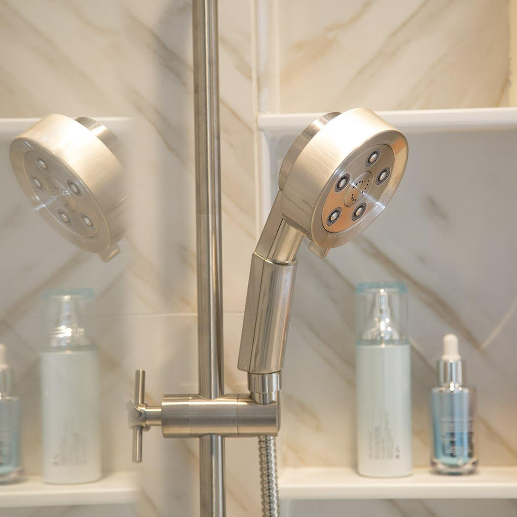 Brushed Nickel Adjustable Handheld Shower Head, 1.75 GPM, Pack of 2 E16216
