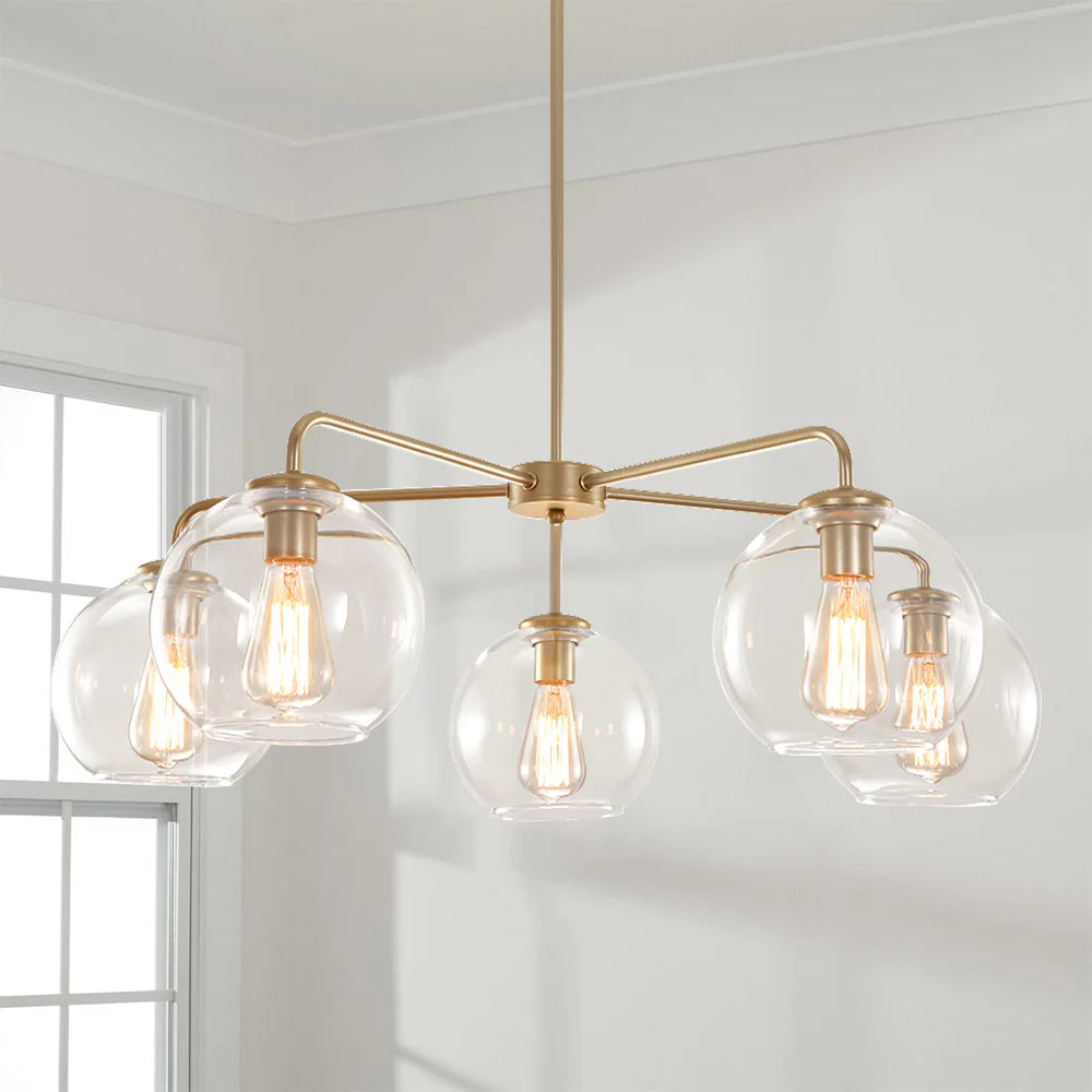 5-Light Dimmable Sputnik Sphere Chandelier H70580