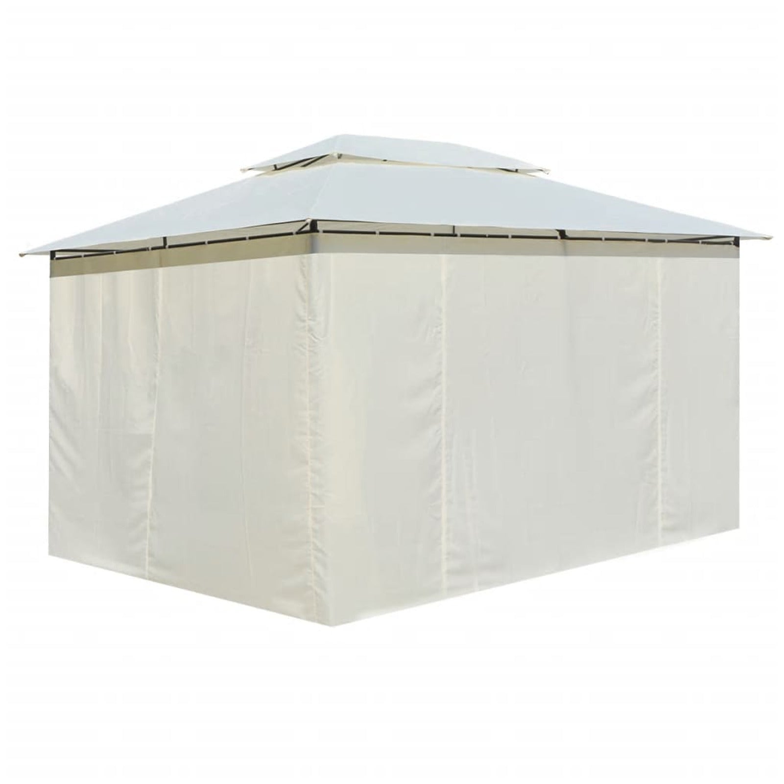 White Garden Marquee with Curtains I97271