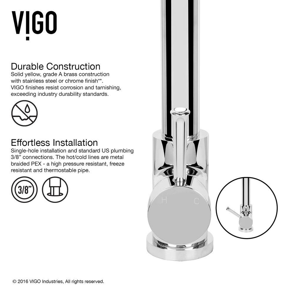 Chrome Pull-Out Spray Kitchen Faucet F500258