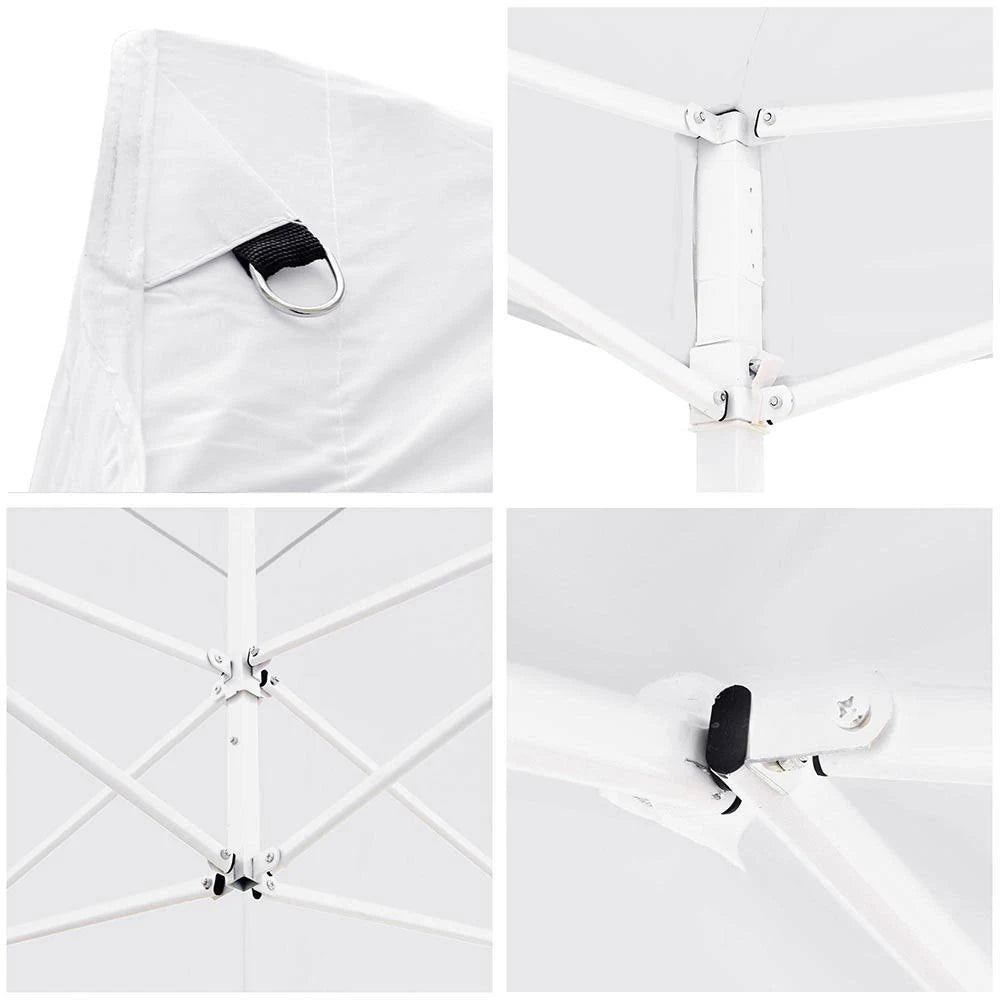 White Waterproof Pop Up Canopy Tent T307
