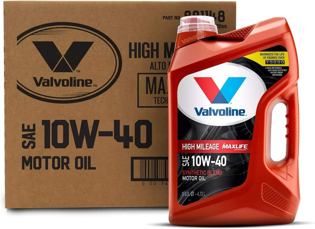 SAE 5W-30 Synthetic Blend Motor Oil 5 QT, Case of 3, Pack of 2 U94120