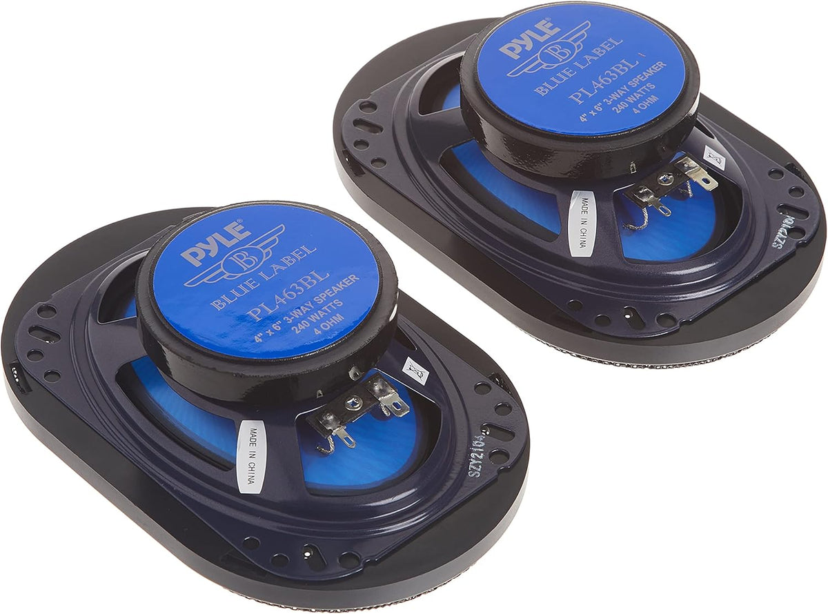4'' x 6'' Three Way 240 Watt Car Speaker System K6929