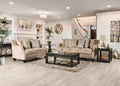 Beige Chenille Sofa and Loveseat J70499