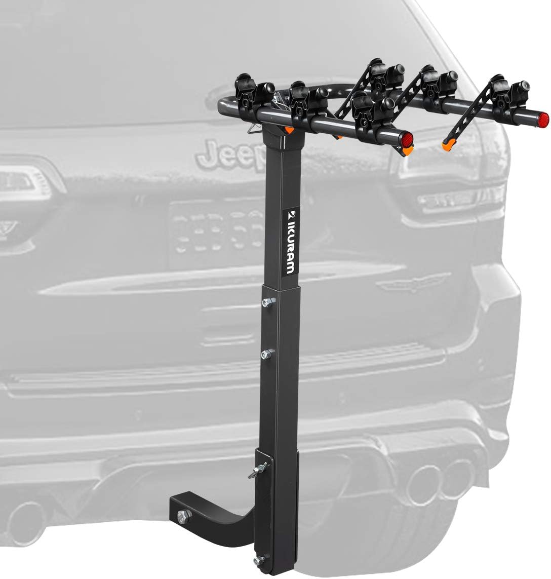 3 Bike Rack Hitch Mount Double Foldable Rack S466