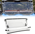 3-IN-1 Front Windscreen Folding Down Flip Clear Vented X232051