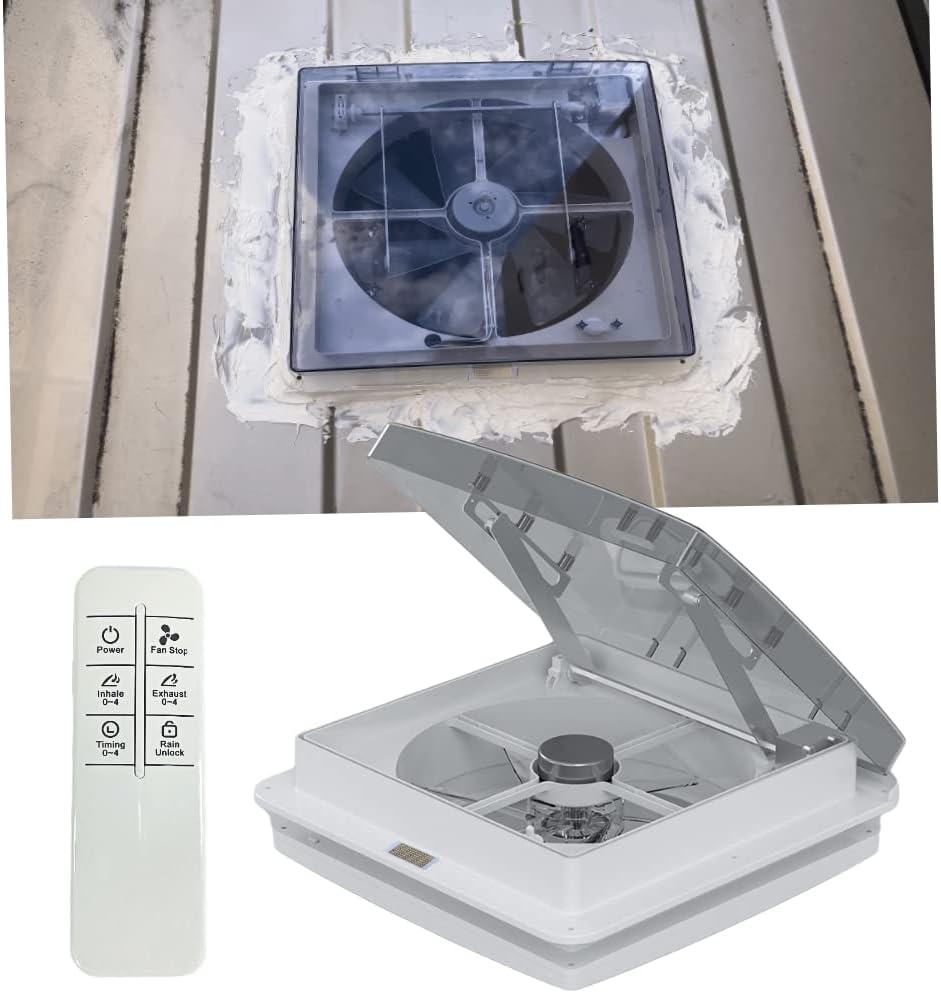 12V RV Roof Vent Fan with Remote L996