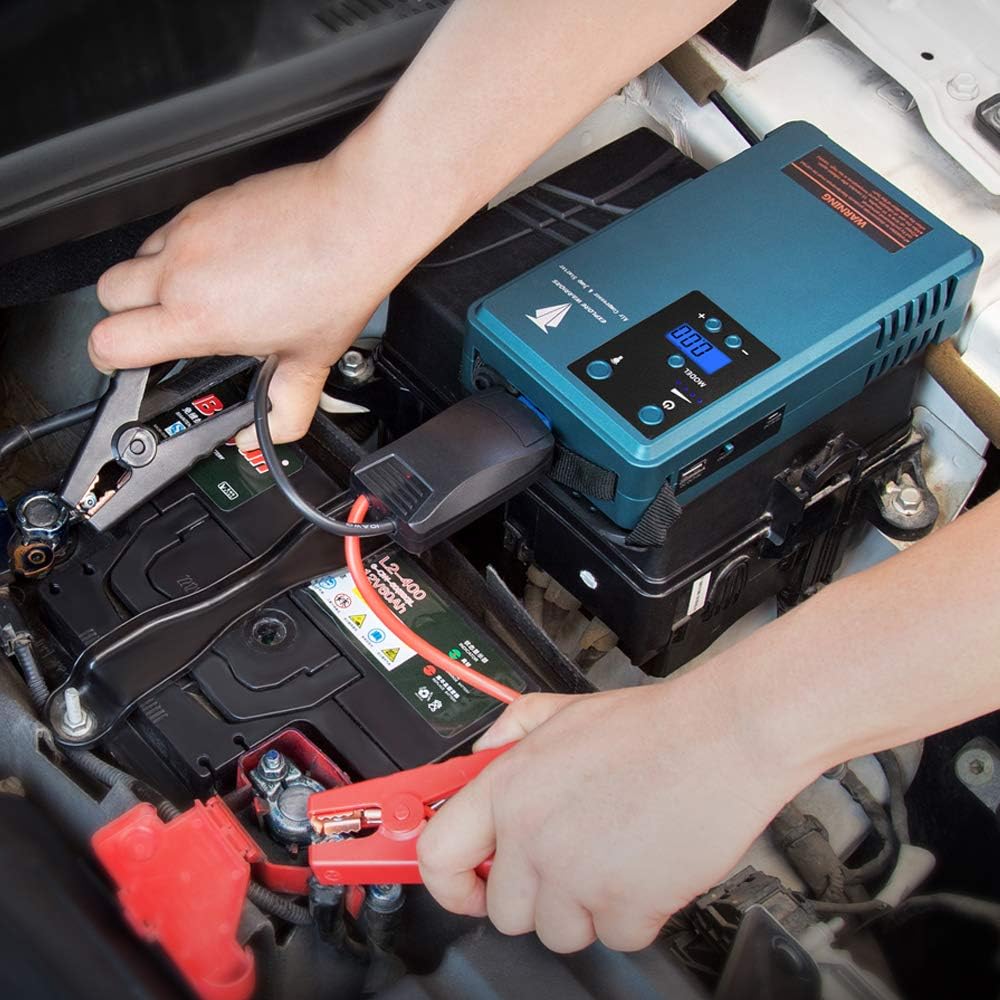 10200Ma 500A Peak Current Portable Jump Starter with Air Compressor C269