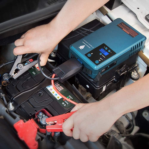 10200Ma 500A Peak Current Portable Jump Starter with Air Compressor C269