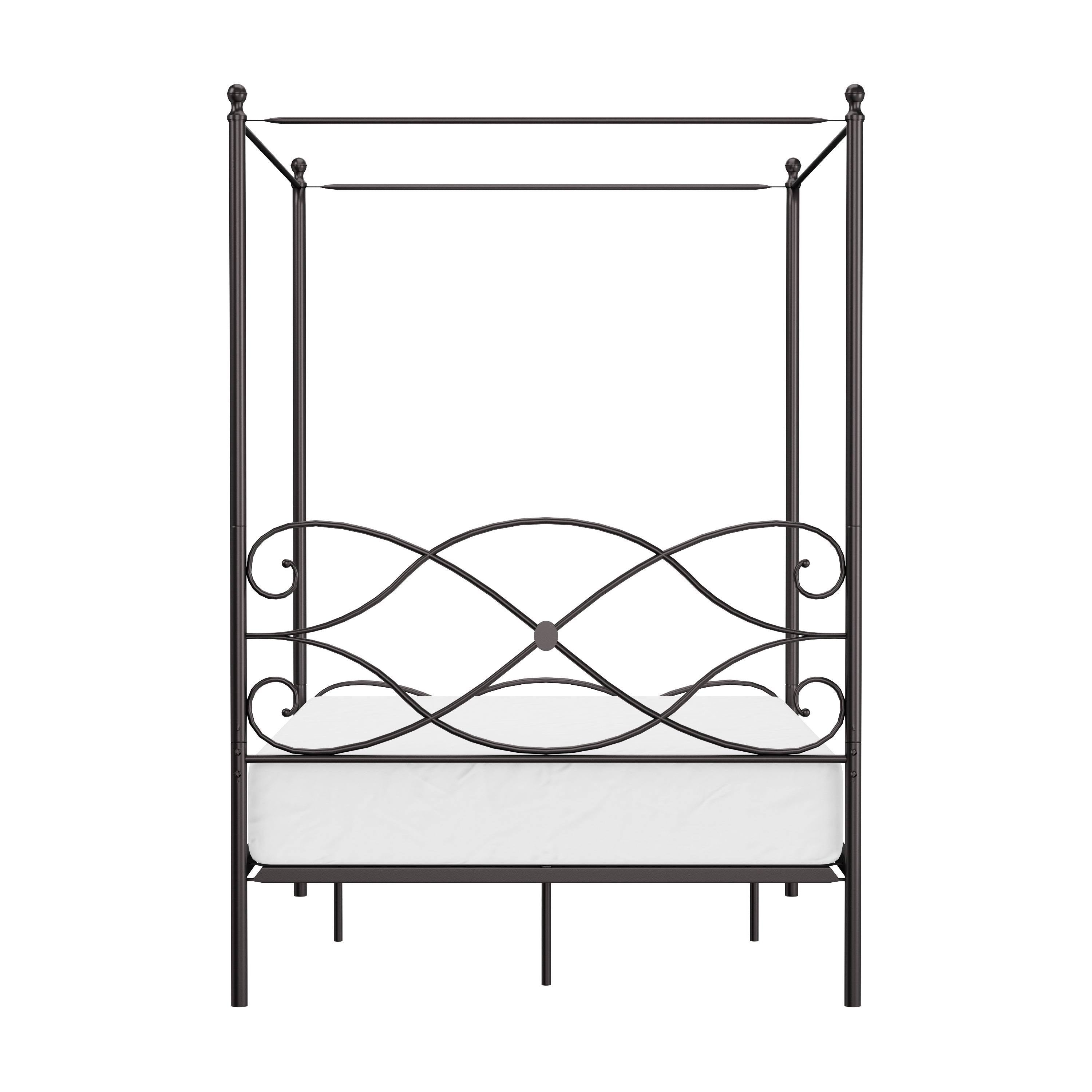Oiled Bronze Metal Canopy Bed - Full N9928
