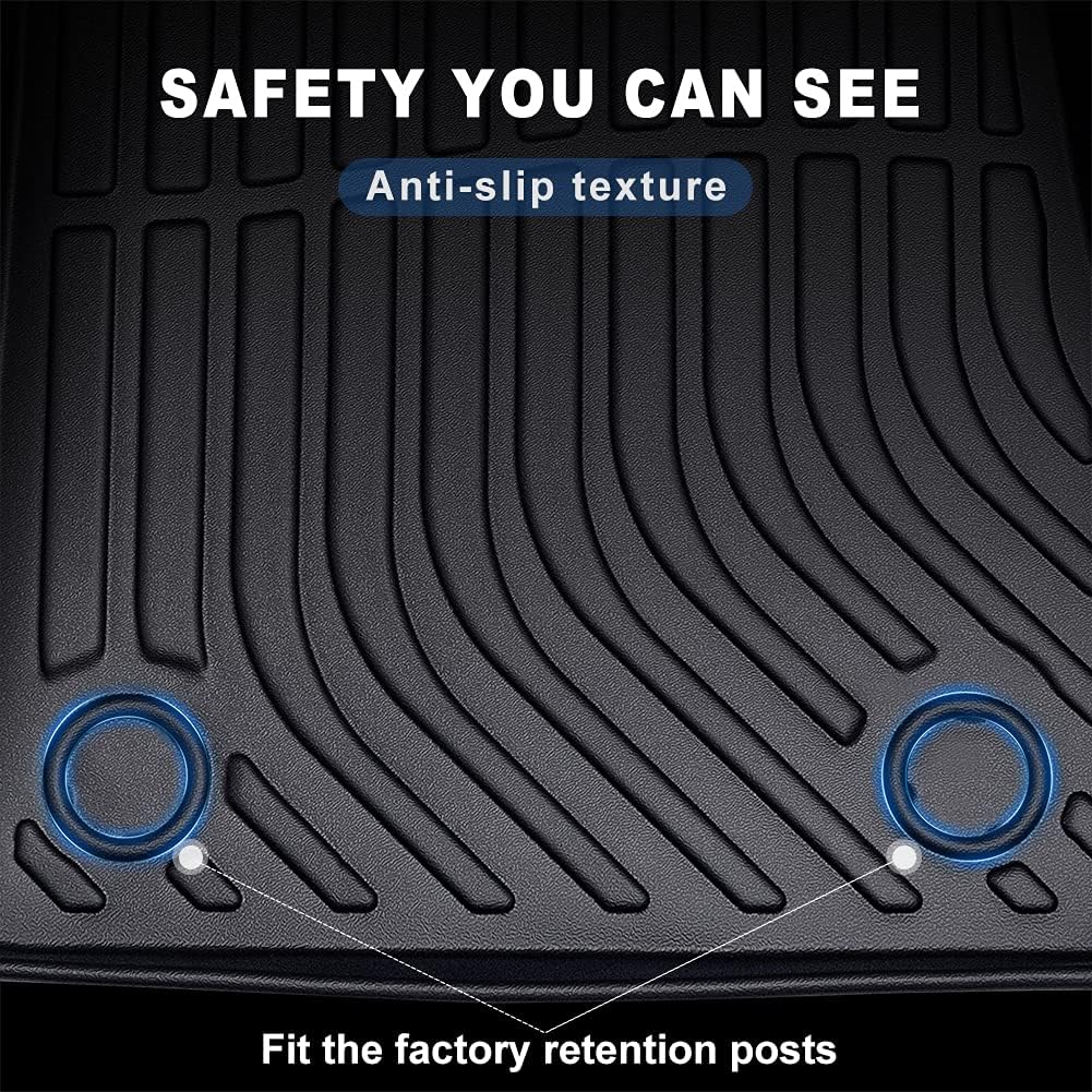Black Custom Fit Car Floor Liner Set C87954