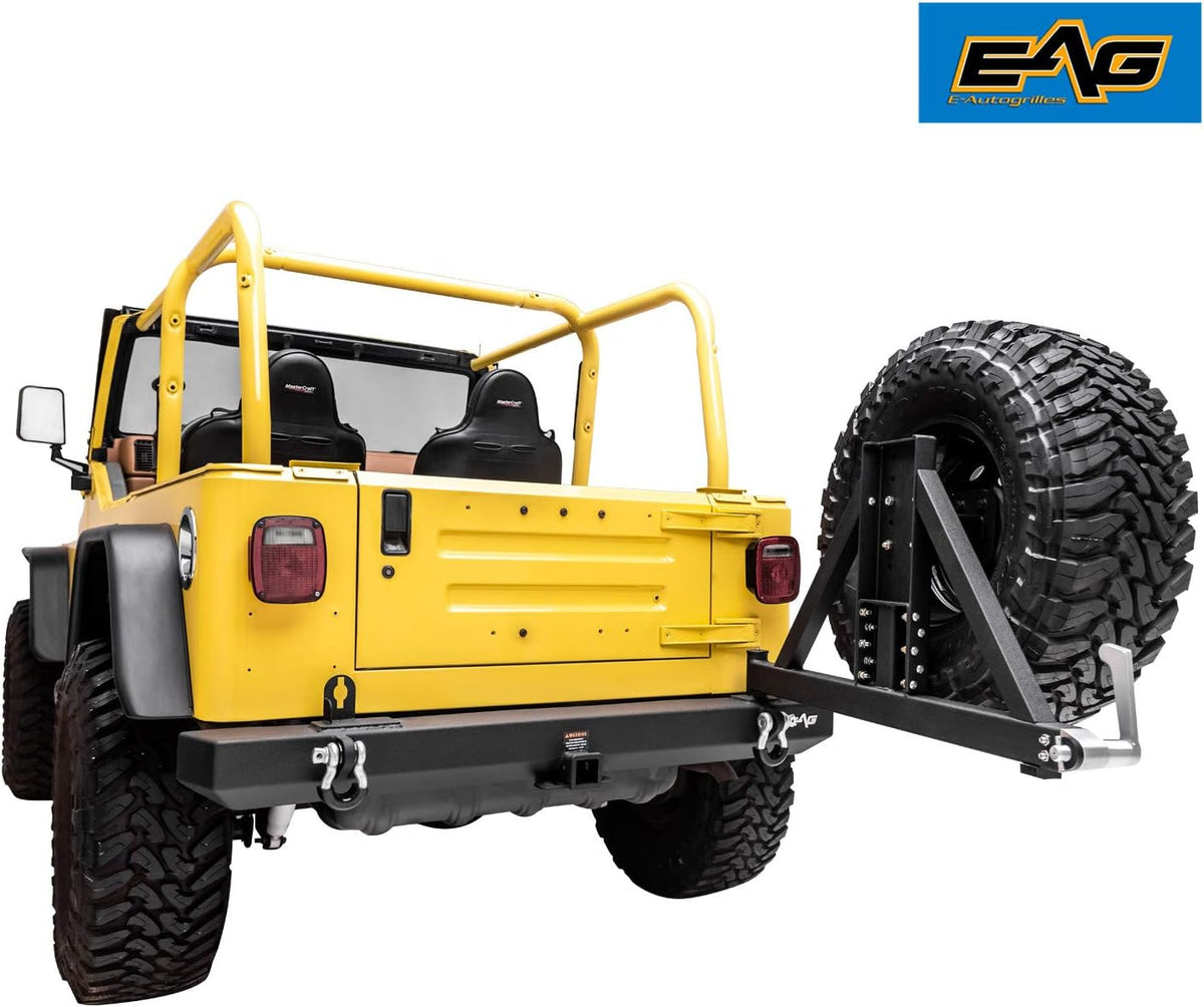 Front Winch Bumper and Rear Bumper with Assembled Tire Carrier T461448