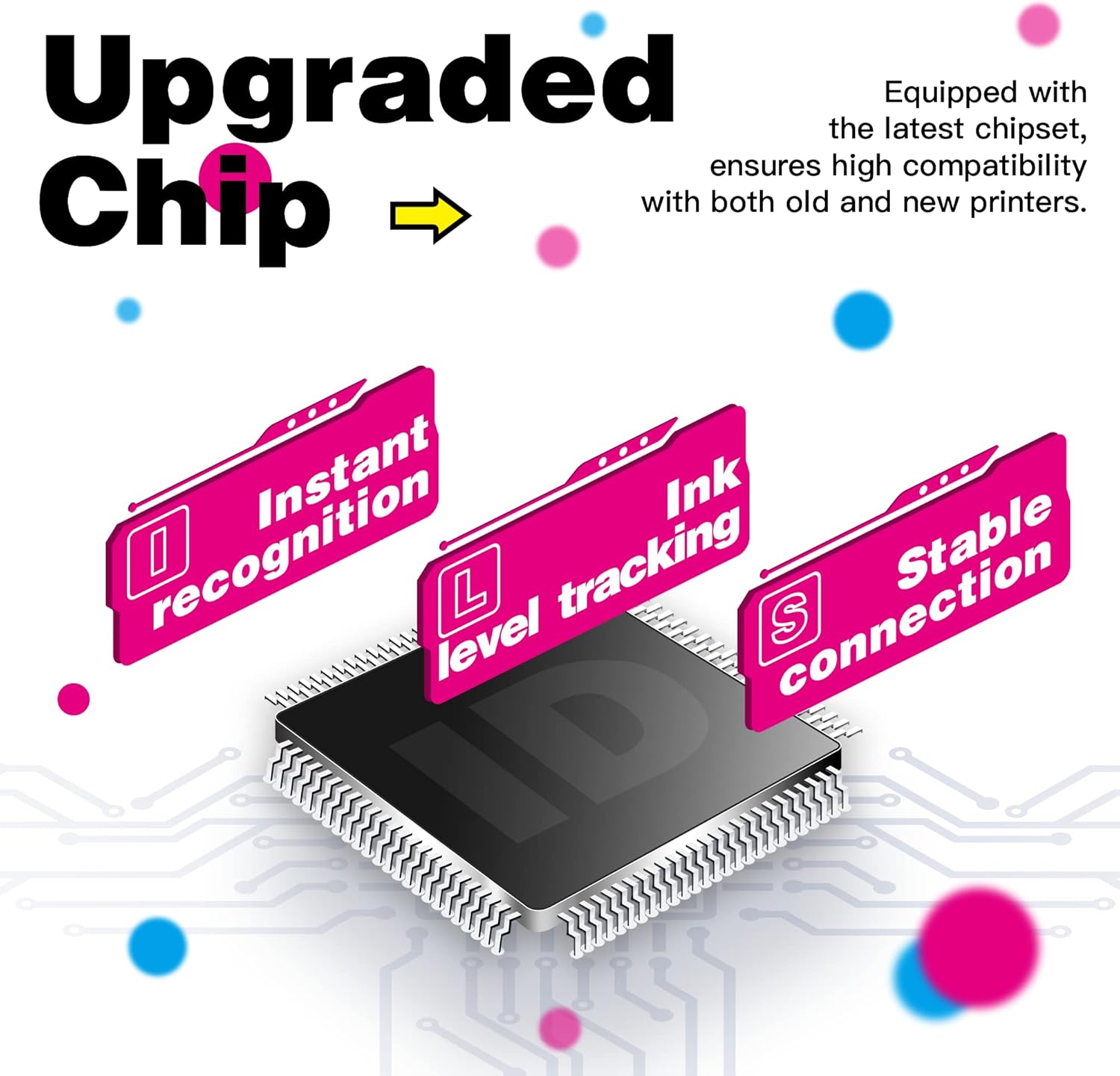 Compatible Ink Cartridges for HP 952 XL OfficeJet Pro Printers, 5-Pack U17527