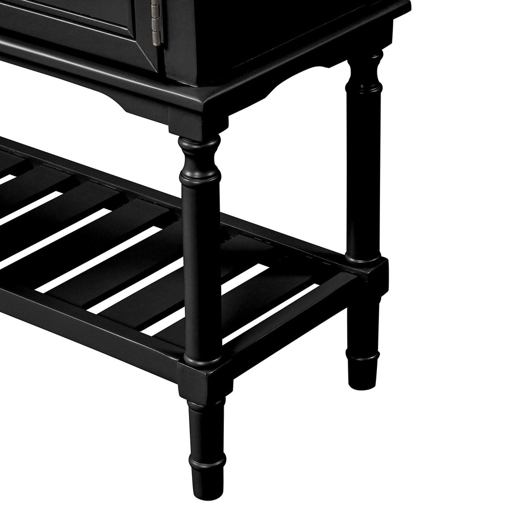 Black 47'' Sofa Table Console Table N496