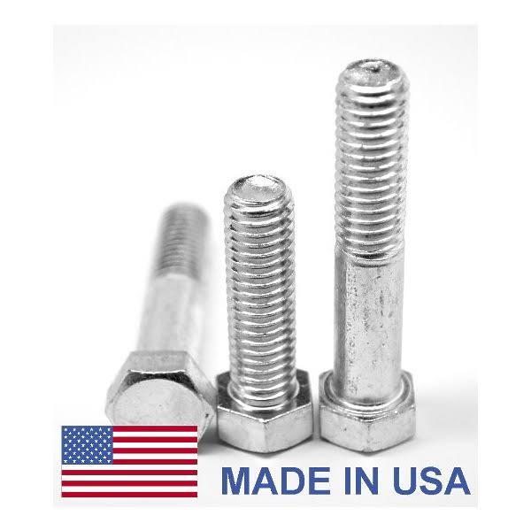 1in 14 x 1 5 in ft UNS Threaded Grade 5 Hex Cap Screw 44 USA Medium Carbon Steel Zinc Plated 5 Piece K874