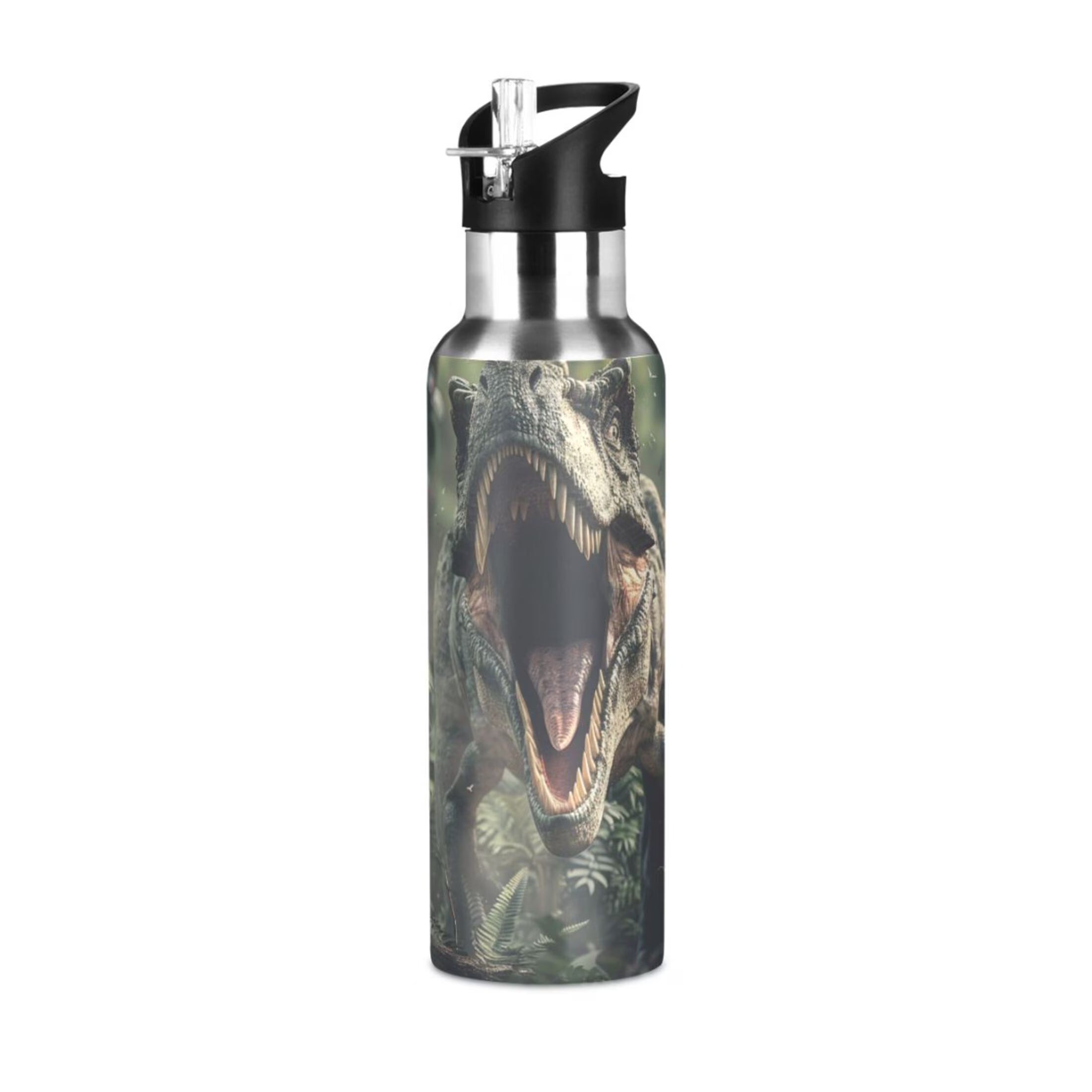 Insulated Thermos Kids Stainless Steel Bottle with Straw Lid Flask 20 oz M52628