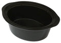 6 Qt Black Stoneware Slow Cooker A218