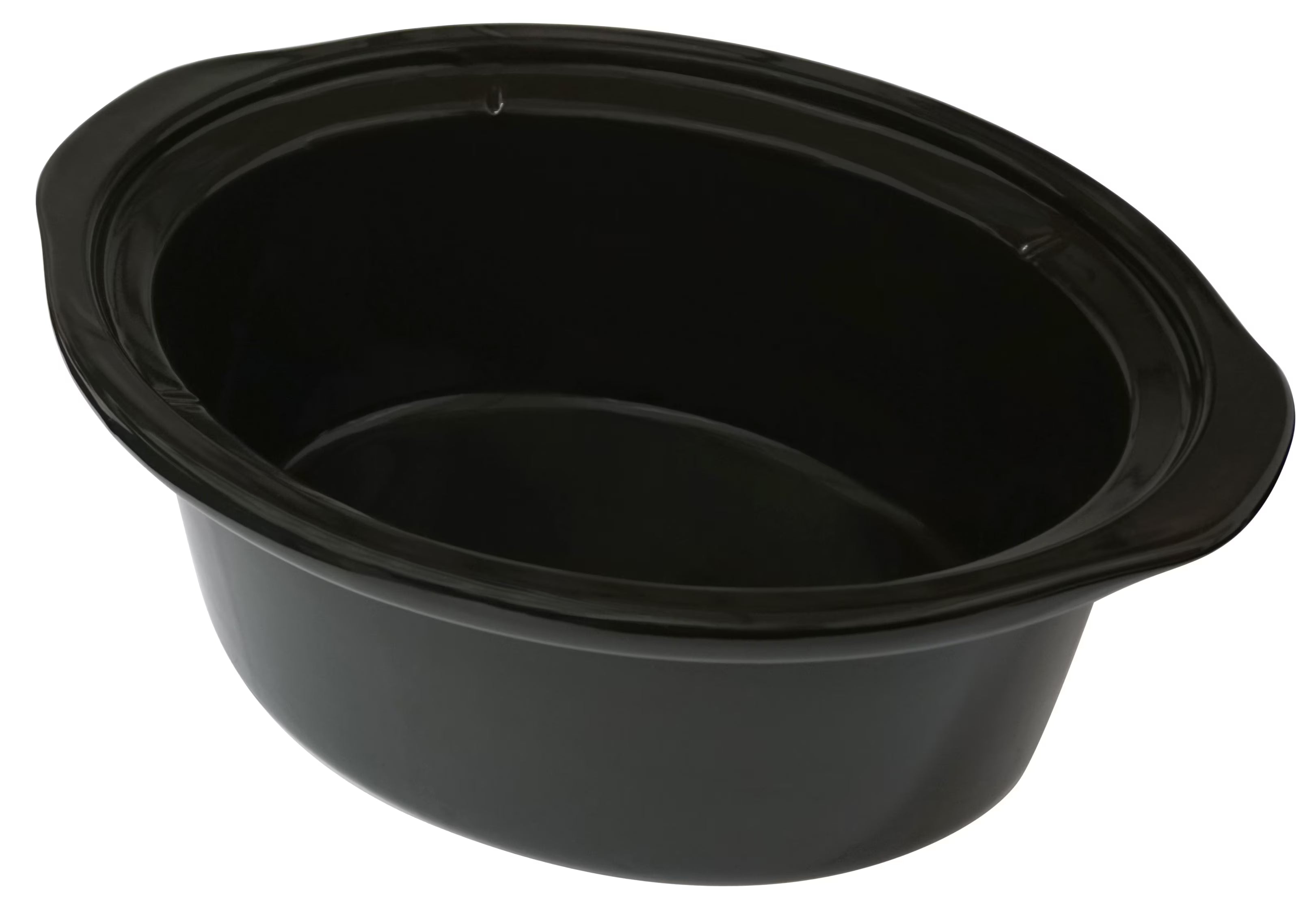 6 Qt Black Stoneware Slow Cooker A218