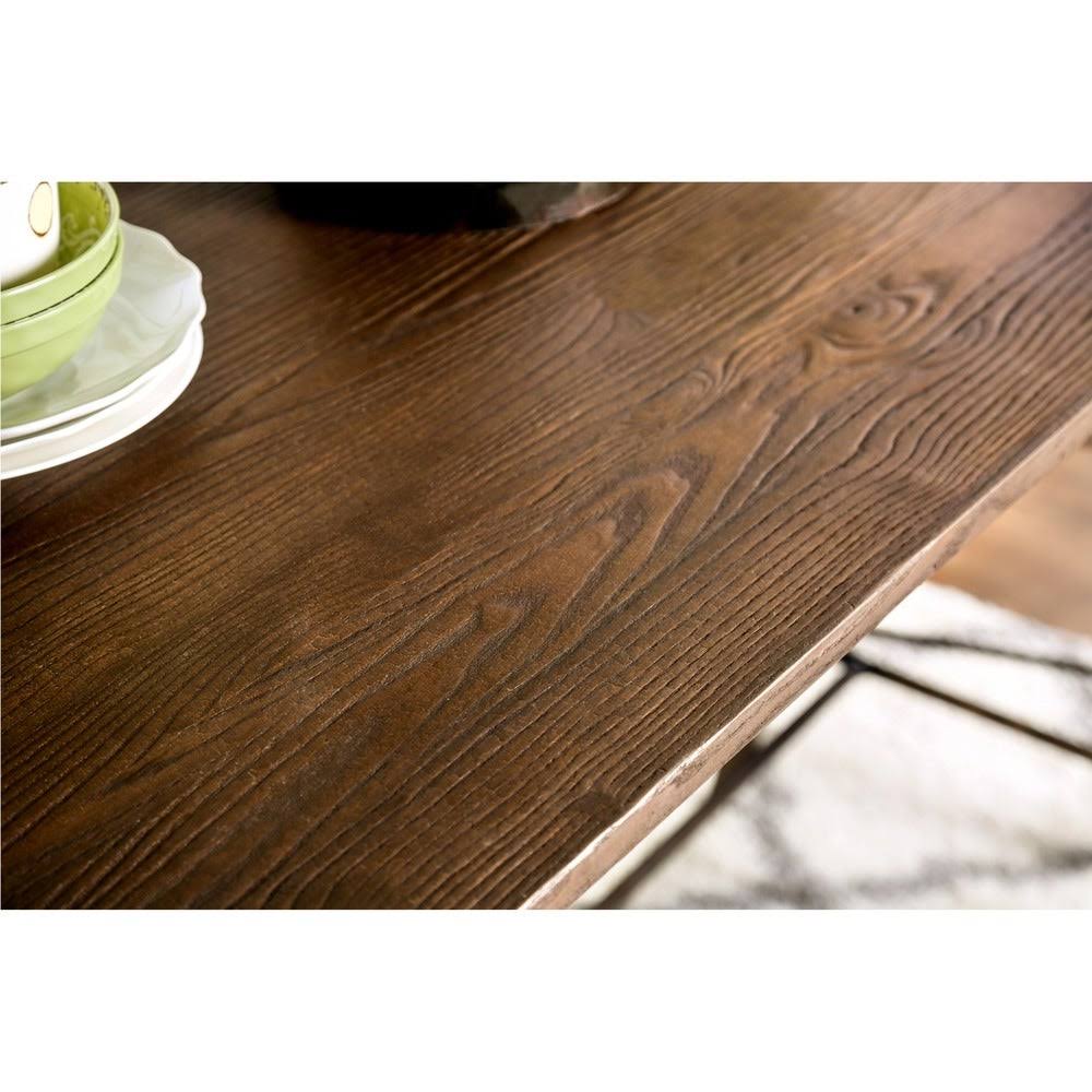 Industrial Counter Height Dining Table - Brown S495