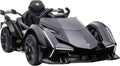 Orange 12V Battery Powered Ride On Toy Car with Parent Remote Control M3130