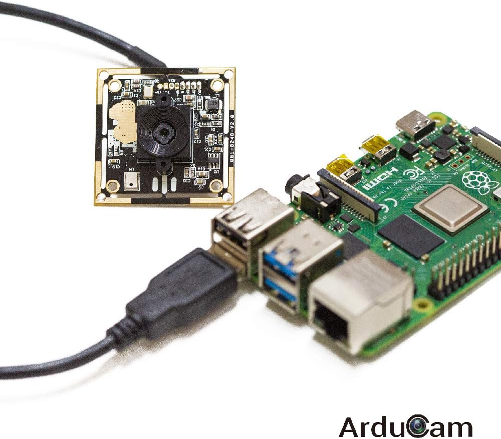 8MP 1080P Auto Focus USB Camera Module with Microphone, 1/3.2” CMOS IMX179 Mini UVC Webcam Board with 3.3ft/1m Cable H9016