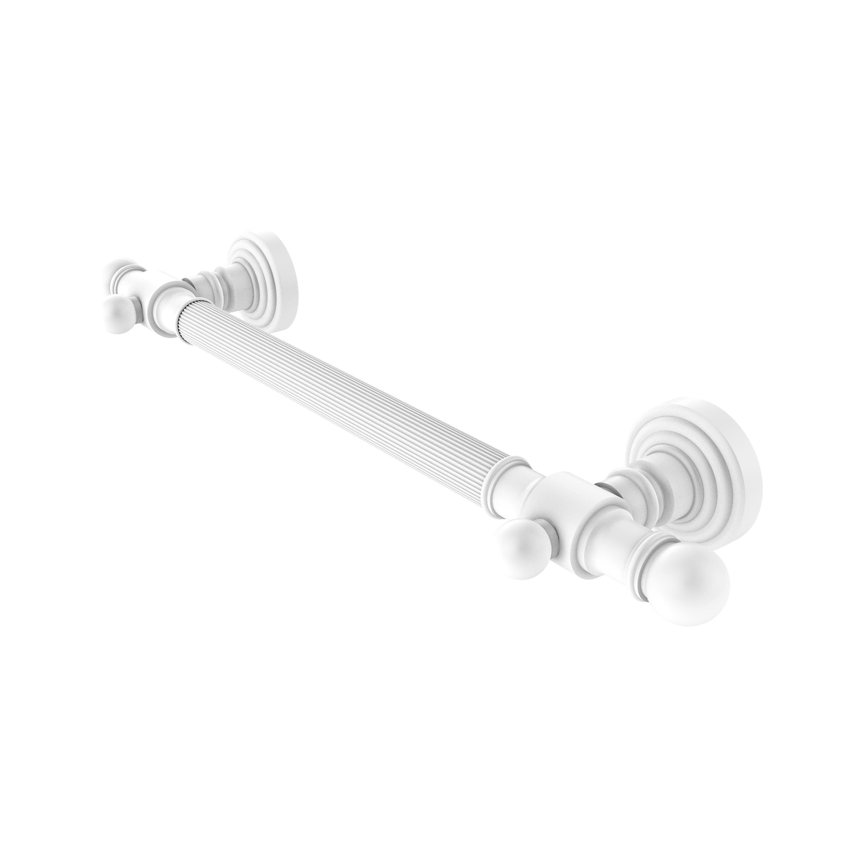 Reeded Grab Bar - Matte White - 36 inch N189