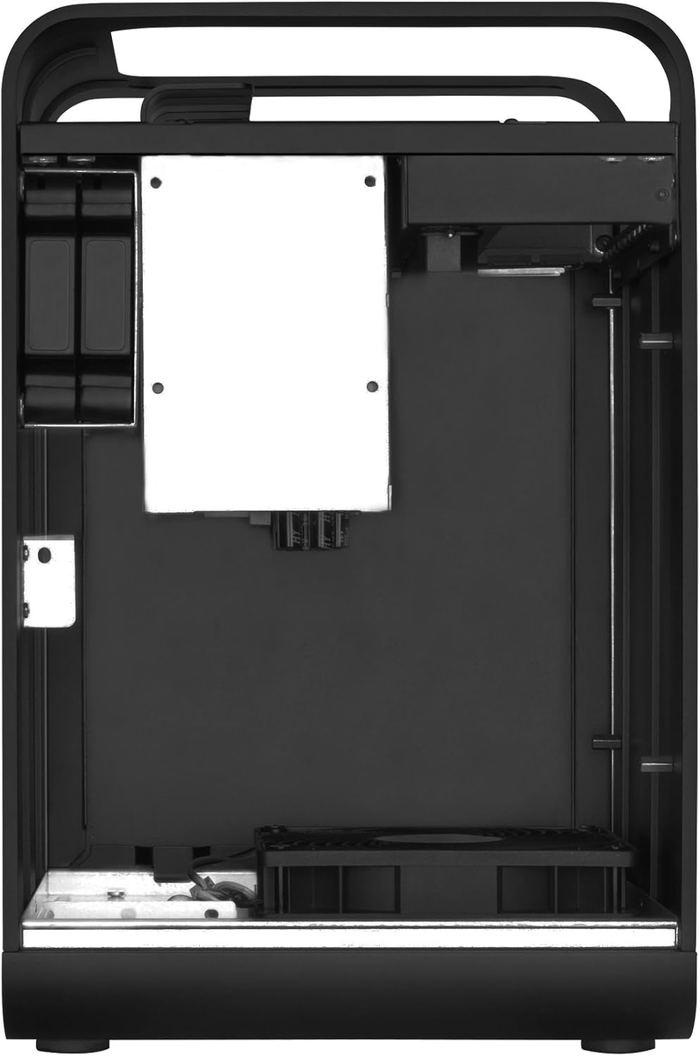 Mini-ITX NAS Case with Aluminum Exterior and Six 2.5 Hot-Swap Bays in Black Z3497