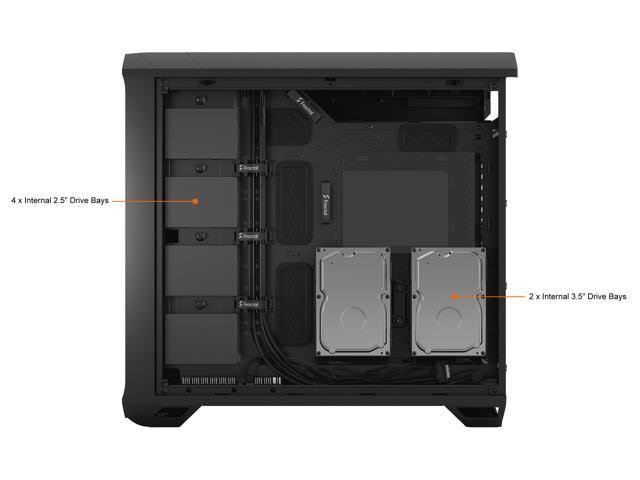 Black ATX Mid Tower Computer Case X654588