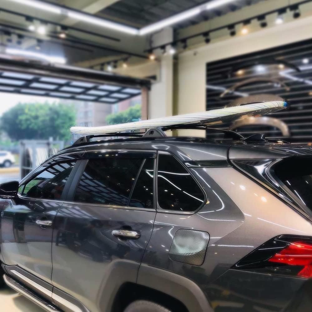 Roof Rack Cross Bars Aluminum Black O299722
