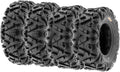 Set of 4 All-Terrain Tire Bundle 24x8-12 Front & 25x11-10 Rear 6 PR Tubeless F896
