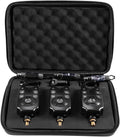 LED Fishing Bite Alarms Pack of 2 with Fishing Tackle Case M568