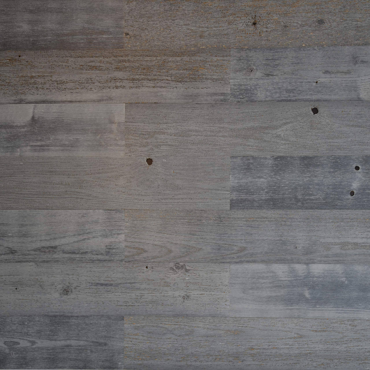 Reclaimed Wooden Wall Planks, Peel and Stick, 5x22 Wide - 40 Sq. ft, Fog Lake L5995