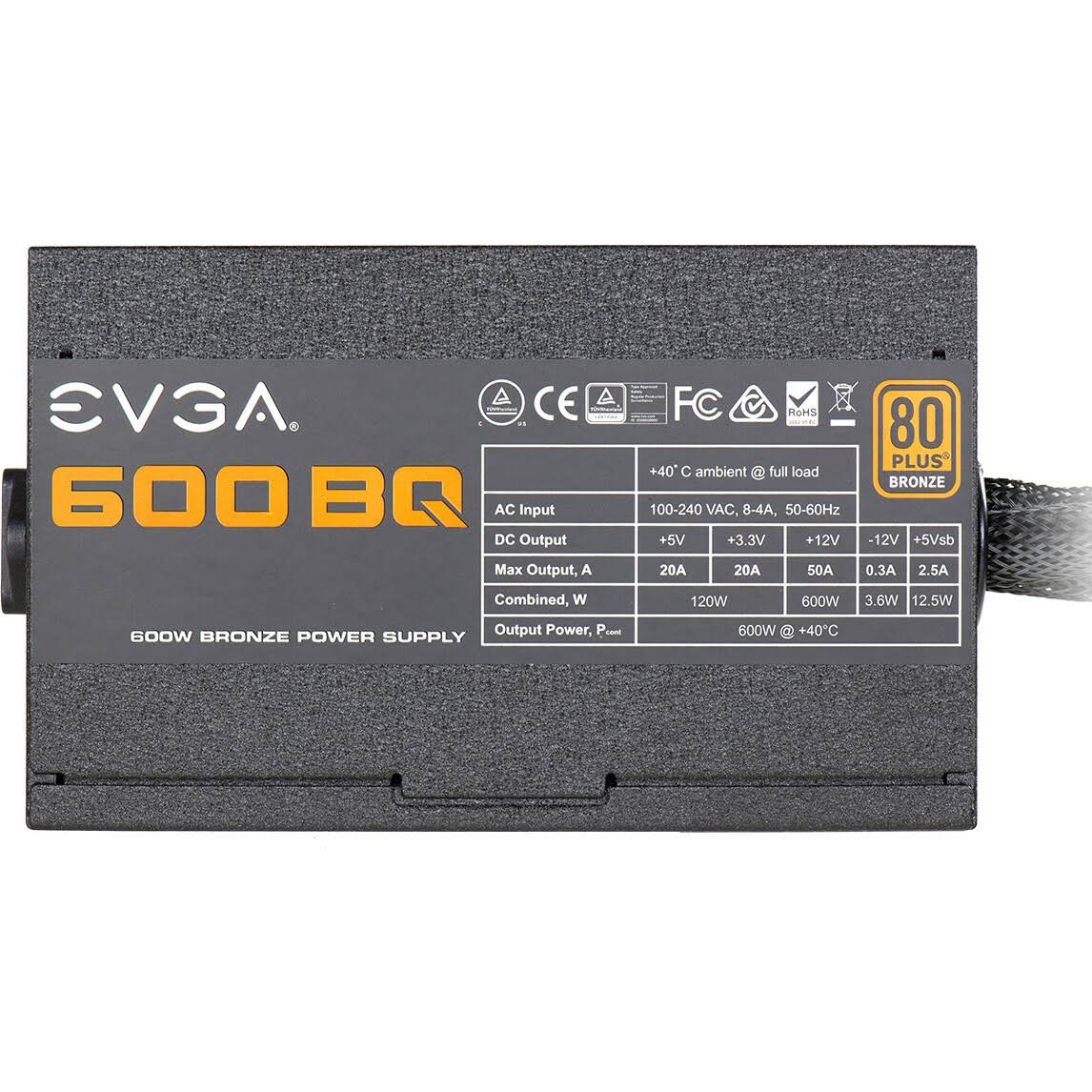 600W 80 PLUS Bronze Power Supply K8484