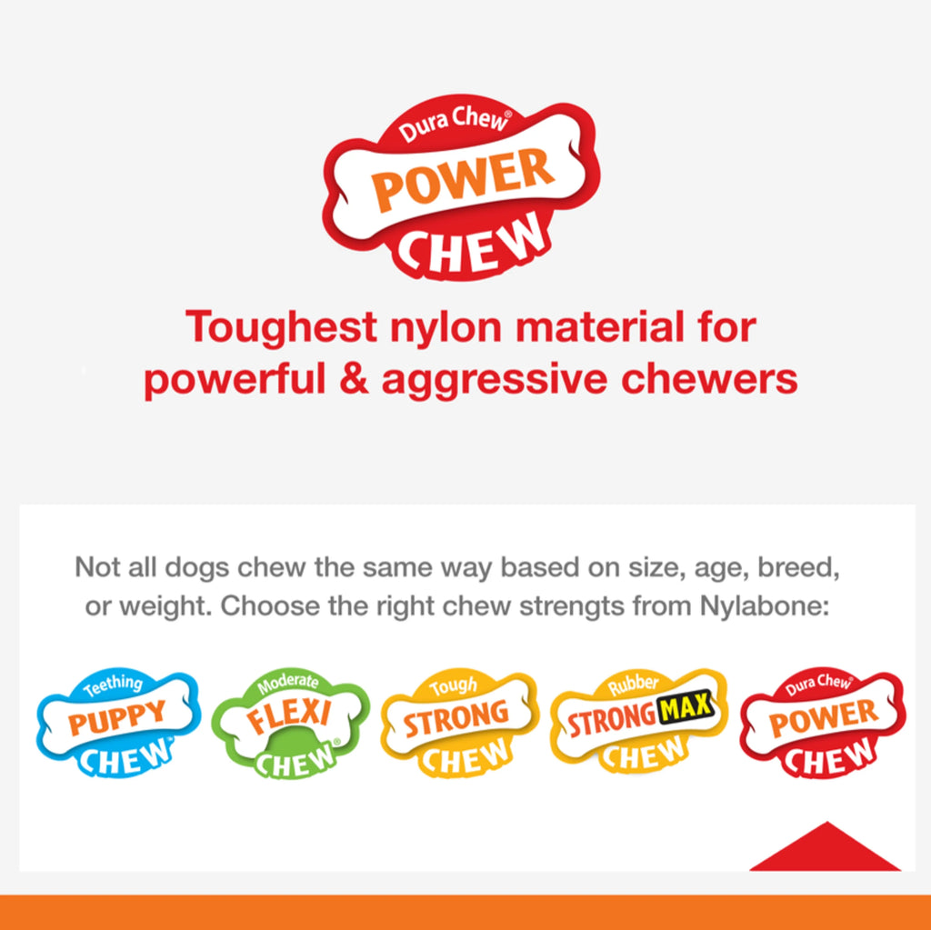 Power Chew Flavored Durable Chew Toy for Dogs X-Large (1 Count) E6515