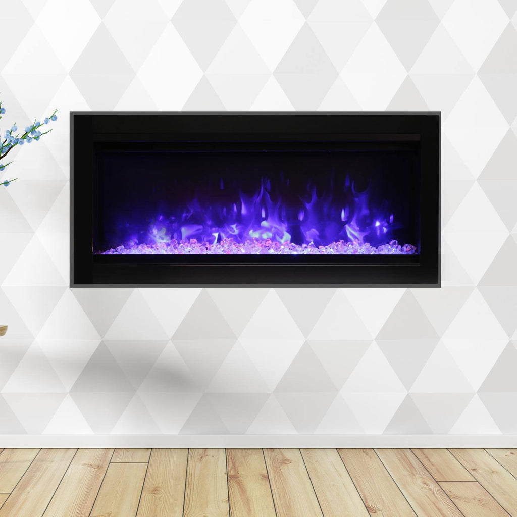 34 in. Electric Built-in with Glass Black Steel Surround J841