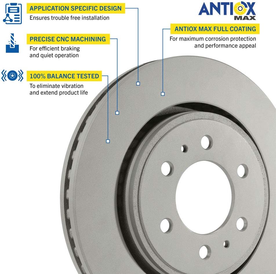Pack of 2 Brake Rotor Q6922