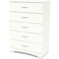 White 5-Drawer Chest T373875