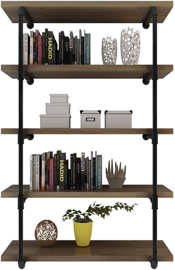 Vintage Industrial Wall Mount Bookshelf Shelving Unit M414