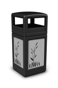 42 Gallon Black Trash Can W6377