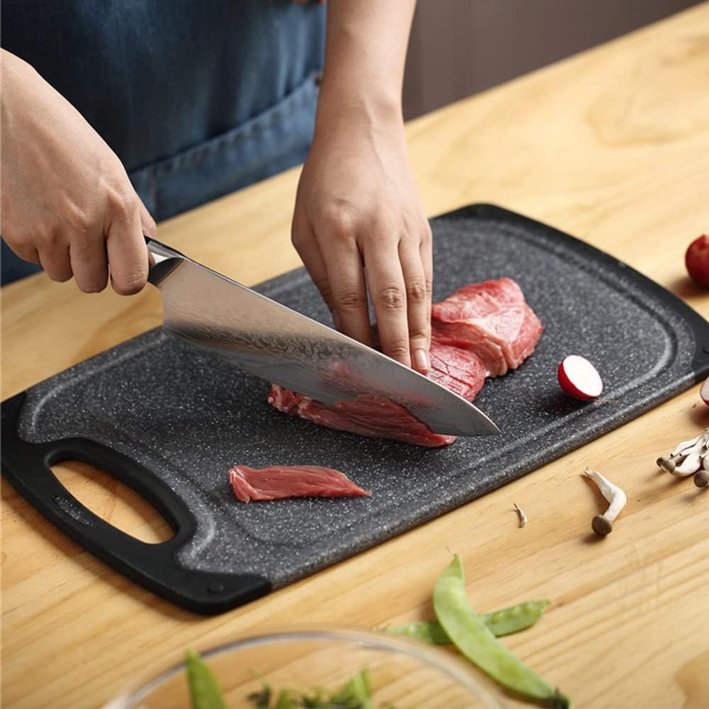 Set of 3 Cutting Boards with Juice Grooves & Carrying Handle M6846