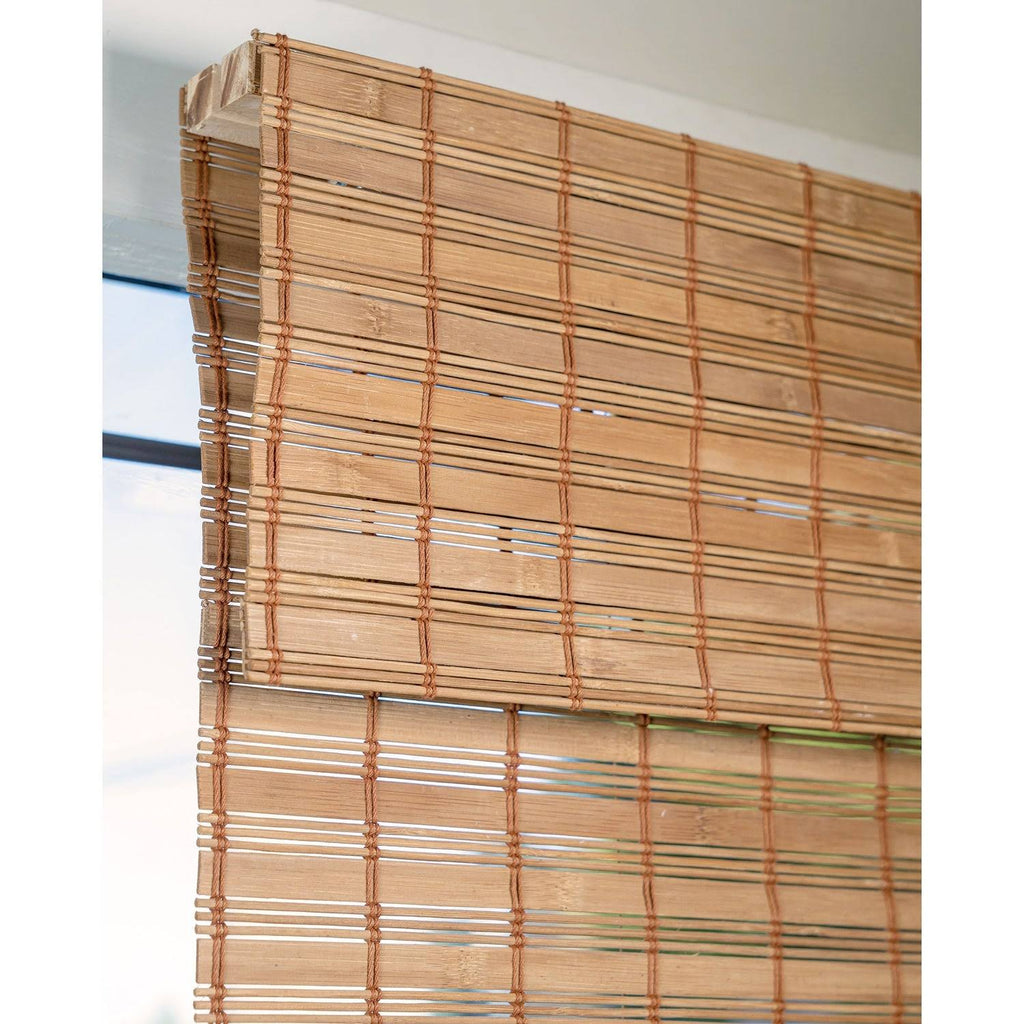 Cordless Bamboo Roman Shades 35 inch x 64 inch X990745