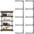 Vintage Industrial Wall Mount Bookshelf Shelving Unit M414