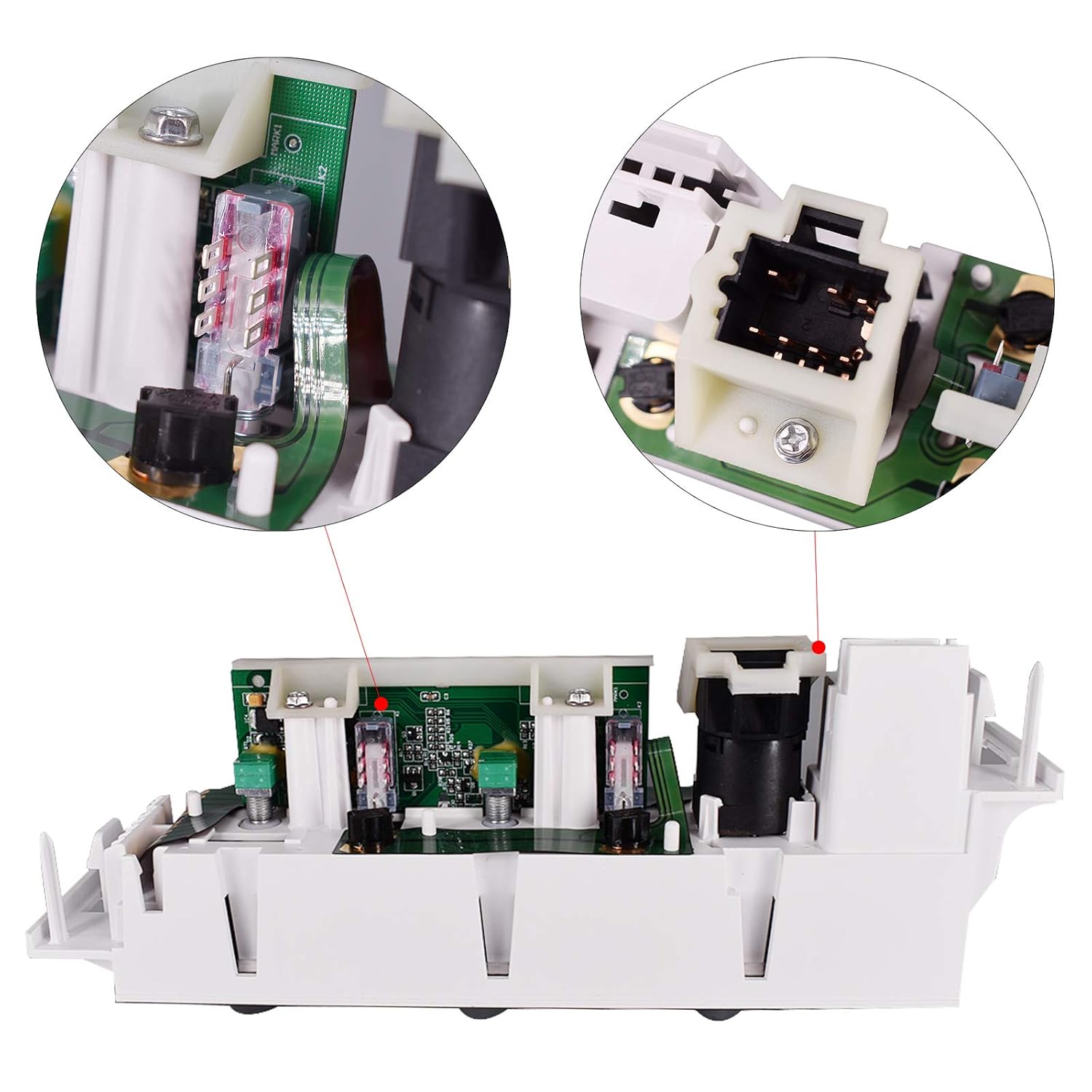 Heater A/C Control Switch Panel Module Without Rear Window Defogger for 1996-2002 Chevy GMC Pickup Truck Pack of 2 N870681