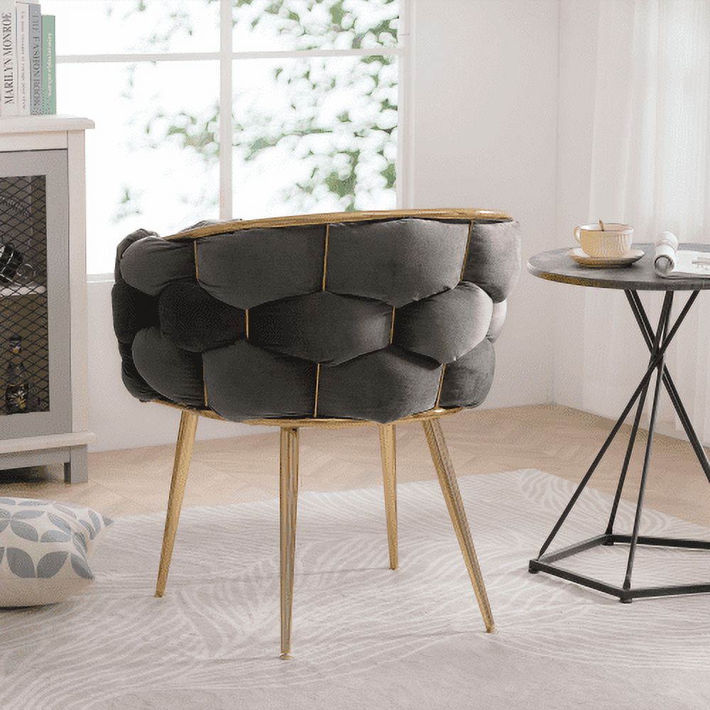 Velvet Accent Armchair M6979