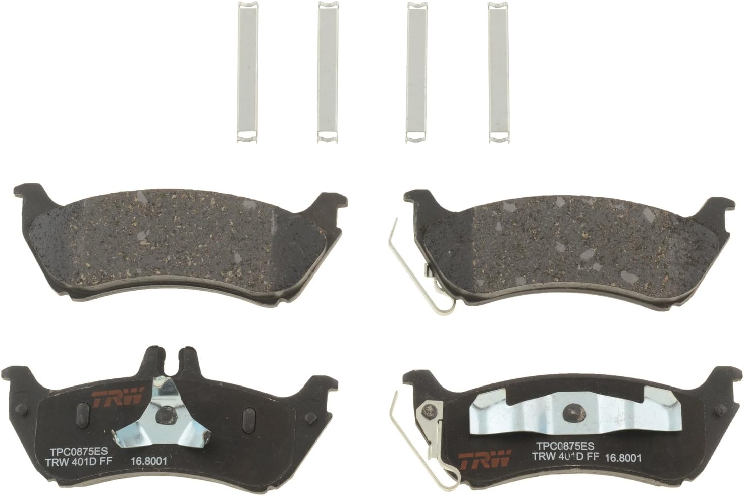 Disc Brake Pad Set Rear Pack of 2 C92050
