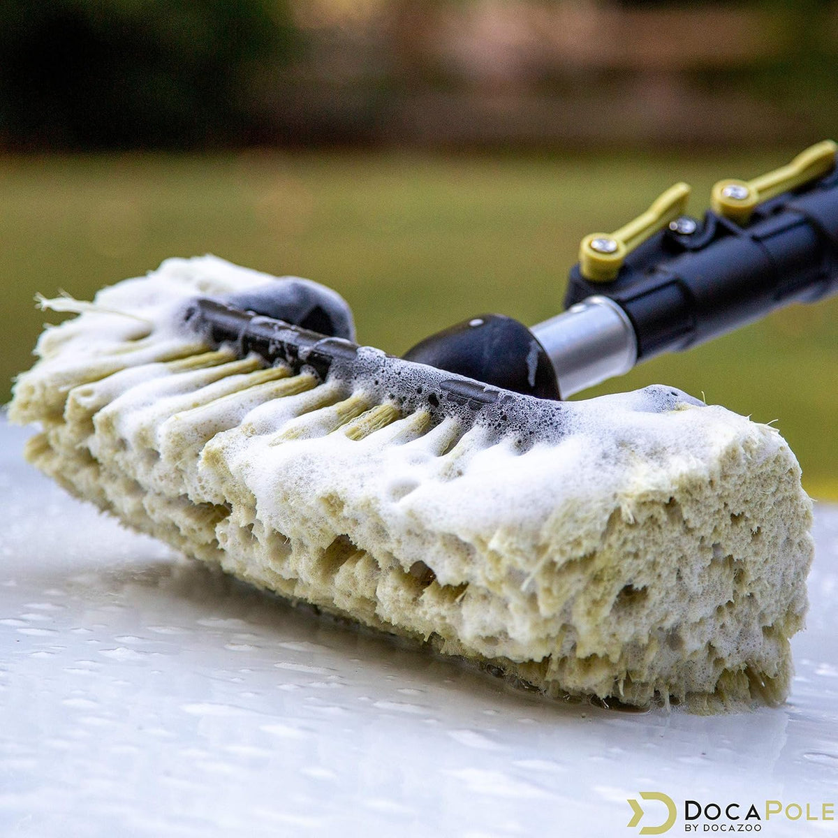 Soft Bristle Car Wash Brush & Extension Pole B837679