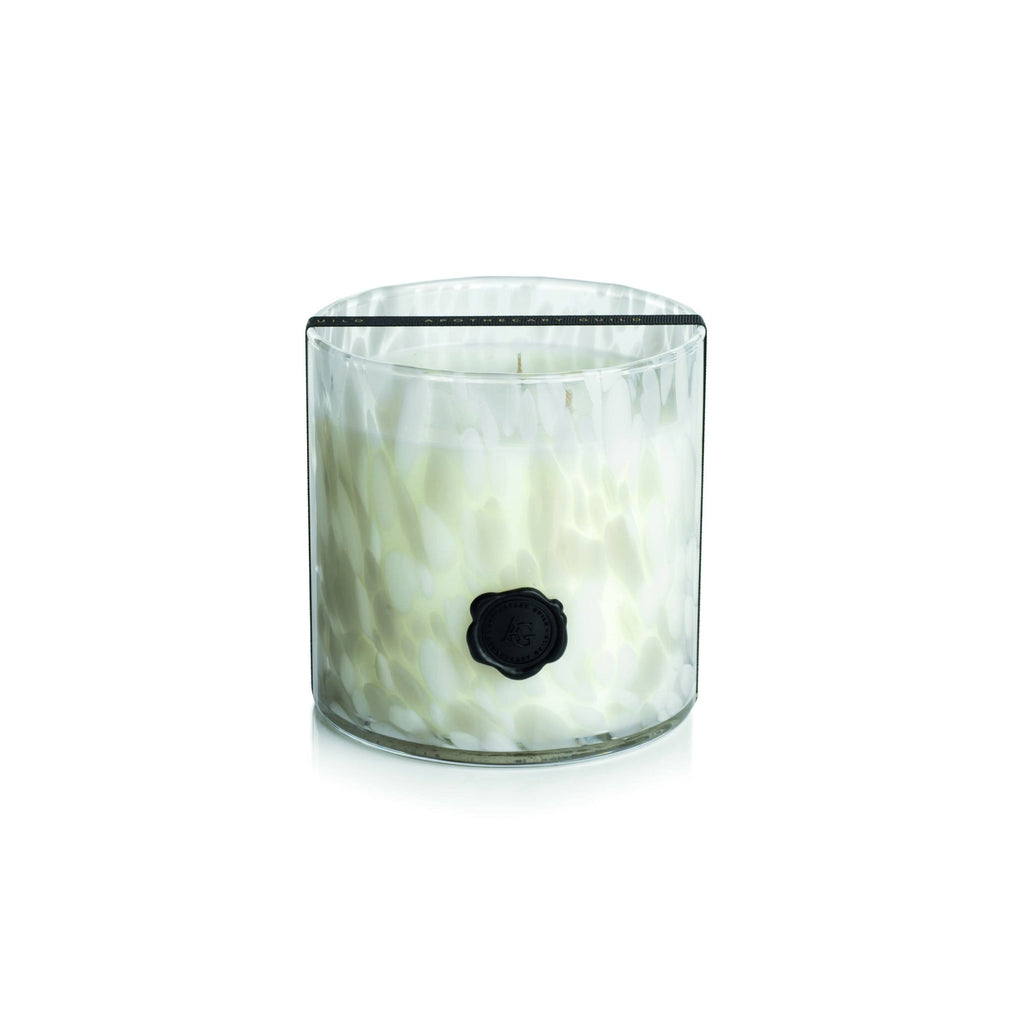 White Glass 3-Wick Candle Jar Y13891